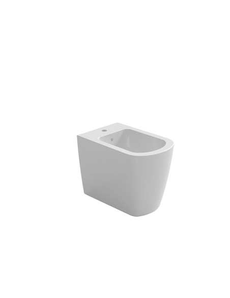 BIDET A TERRA MONOFORO AUREA Bianco cotone | Bagno di Stile