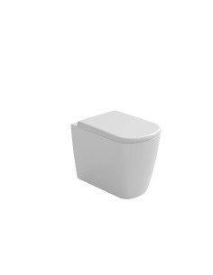 VASO A TERRA AUREA SC. VORTICE Bianco Lucido | Bagno di Stile