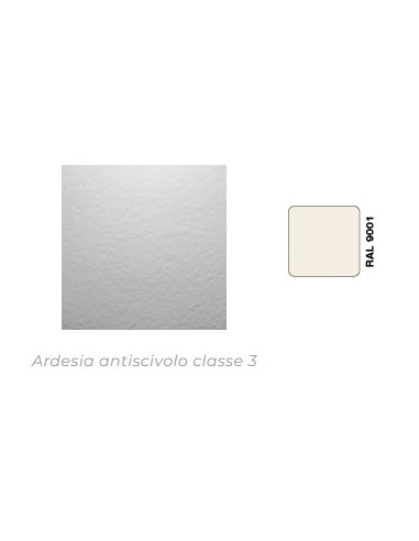 Piatto doccia 80X140 marmo resina colore CREMA (RAL9001) | Bagno di...