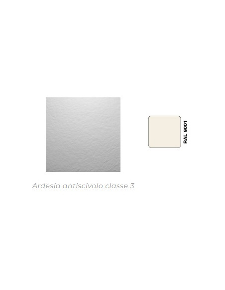 Piatto doccia 80X140 marmo resina colore CREMA (RAL9001) | Bagno di...