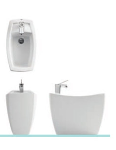 BIDET CERAMICA a terra MONOFORO TIBER | Bagno di Stile