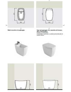 VASO CERAMICA a terra "S/P" TIBER | Bagno di Stile 2
