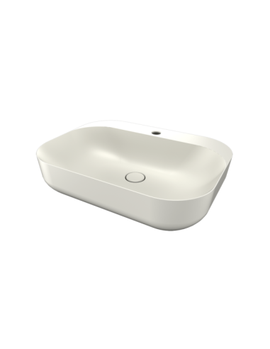 Lavabo POOL 4 DA APPOGGIO O SOSPESO 62 X 46 X H.17,5 PANNA | Bagno ...