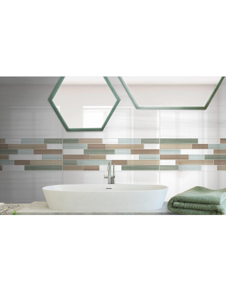 CRISTAL 20X60 Neutra | Bagno di Stile