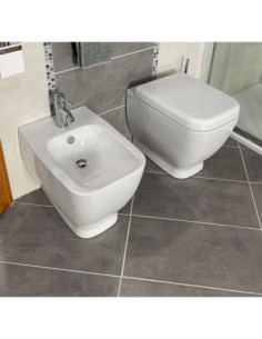 COPRIVASO IN Termoindurente BIANCO SHIFT/INTEGRA | Bagno di Stile 2