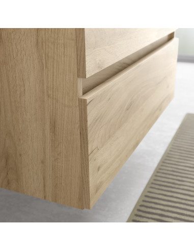 Mobile bagno Bequia 80 cm in rovere  Lavabo da appoggio