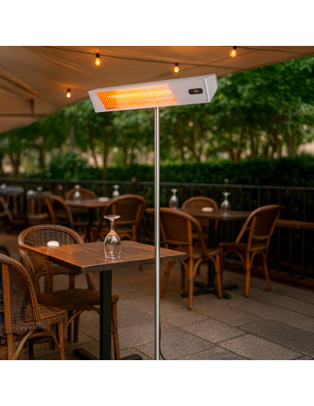 Piantana Infrarossi 2000w Per Esterno Con Design Elegante e Resistente