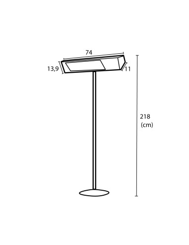 Piantana Wifi Infrarossi Esterno Sined Eleganza e Comfort