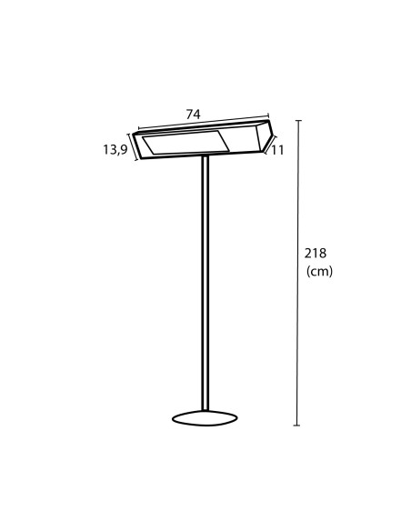 Piantana Wifi Infrarossi Esterno Sined Eleganza e Comfort