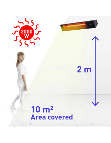 Riscaldatore Infrarossi Wifi Sined Eleganza e Comfort Immediato