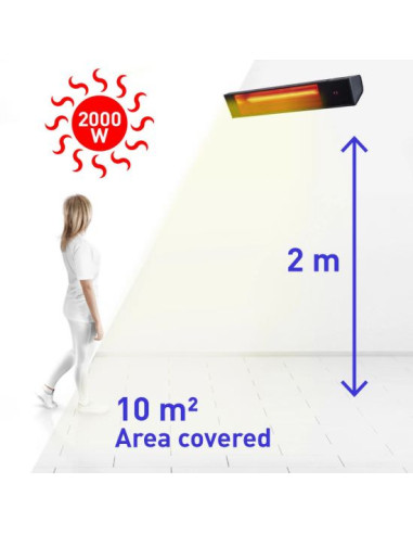 Riscaldatore Infrarossi Wifi Sined Eleganza e Comfort Immediato