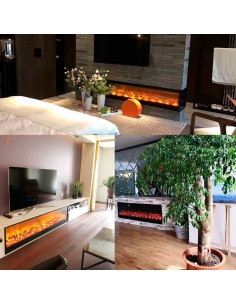 Caminetto Elettrico Amiata 180 Cm Eleganza e Calore Per La Tua Casa 2