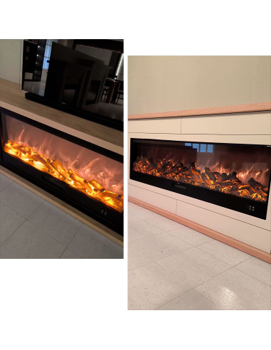 Caminetto Elettrico Amiata 180 Cm Eleganza e Calore Per La Tua Casa