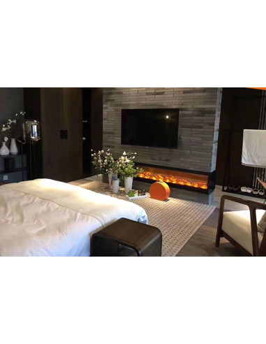 Caminetto Elettrico Amiata 180 Cm Eleganza e Calore Per La Tua Casa