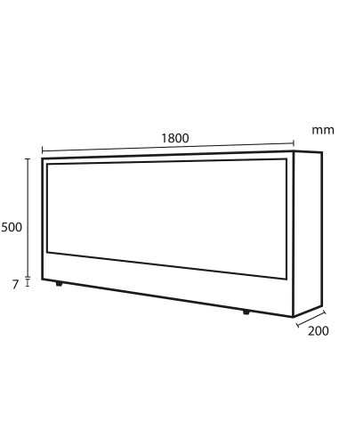Caminetto Elettrico Amiata 180 Cm Eleganza e Calore Per La Tua Casa