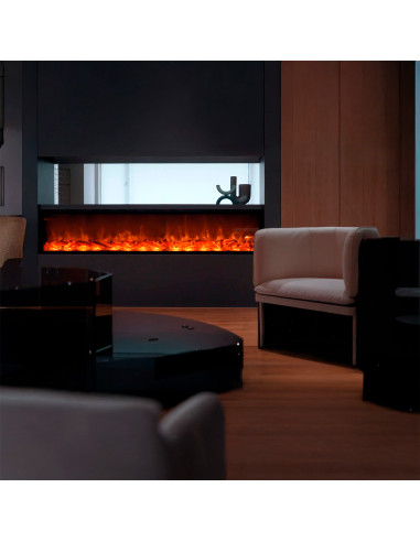 Caminetto Elettrico Amiata 180 Cm Eleganza e Calore Per La Tua Casa