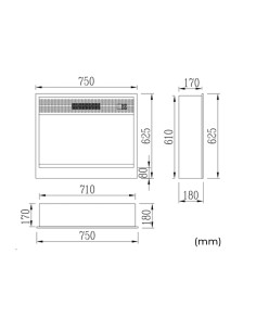 Inserto Caminetto Elettrico Panarea Eleganza e Calore 2