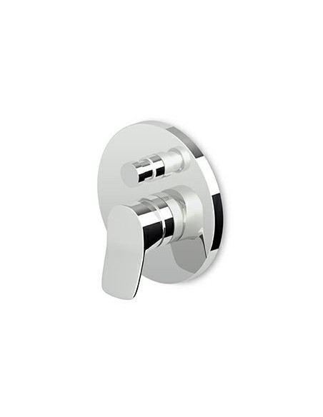 MISCELATORE DOCCIA INCASSO CON DEVIATORE Cromo BRIM | Bagno di Stile