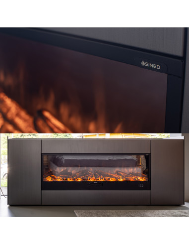 Caminetto Elettrico Vulture 150cm Eleganza e Comfort Per Il Tuo Spazio