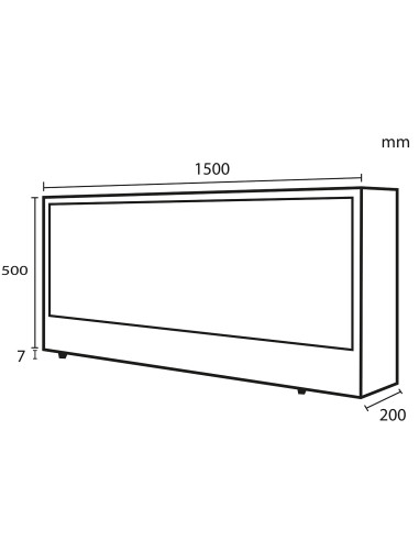 Caminetto Elettrico Vulture 150cm Eleganza e Comfort Per Il Tuo Spazio