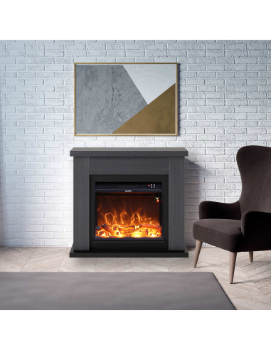 Caminetto Da Terra Grigio Scuro Eleganza e Calore Per La Tua Casa