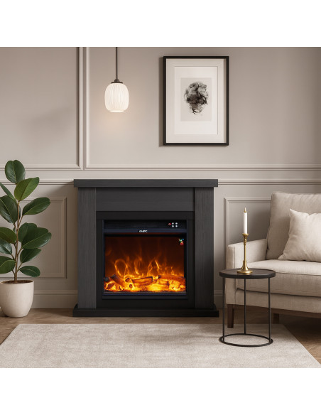 Caminetto Da Terra Grigio Scuro Eleganza e Calore Per La Tua Casa