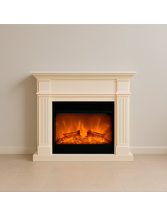Caminetto Elettrico Bianco Per Arredare Eleganza e Funzionalita 2