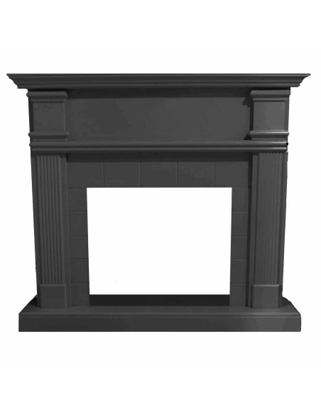 Cornice Grigia Per Camino In Legno Mdf Eleganza e Durabilita