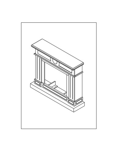 Cornice Grigia Per Caminetto Elettrico Eleganza e Qualita
