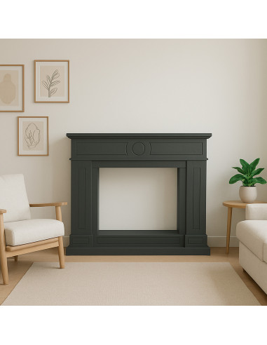 Cornice Grigia Per Caminetto Elettrico Eleganza e Qualita