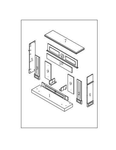 Cornice Lipari Nera Eleganza e Qualita Per Il Tuo Caminetto