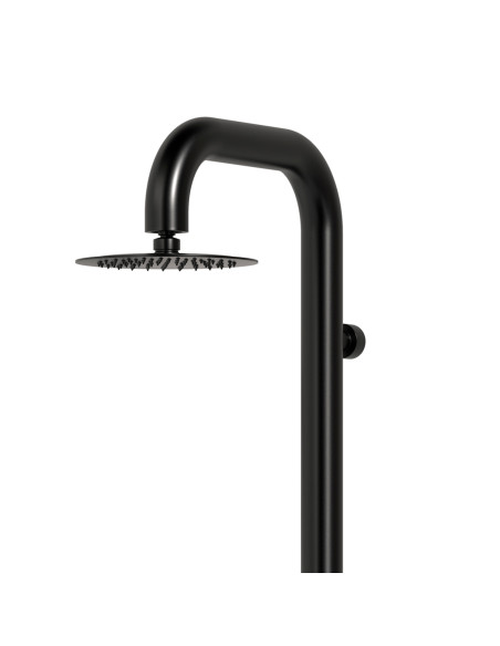 Doccia Cabras Nera In Acciaio Inox a Parete Eleganza e Resistenza