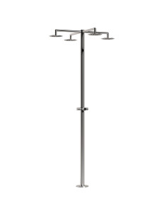 Doccia Esterna Inox Idra 4 Getti Eleganza e Durabilita