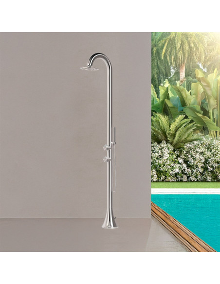 Doccia Inox Luna d Eleganza e Resistenza Per Interni Ed Esterni
