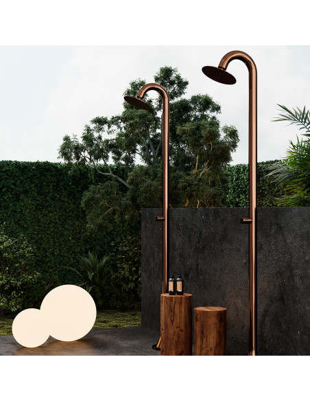 Doccia Inox Oro Rosa Per Esterni Eleganza e Durata