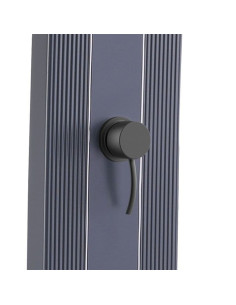 Doccia Solare Esterna Sined Lea Grigia In Alluminio 30l 2