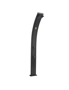 Doccia Solare Nera In Alluminio Da 30 Litri Per Esterni