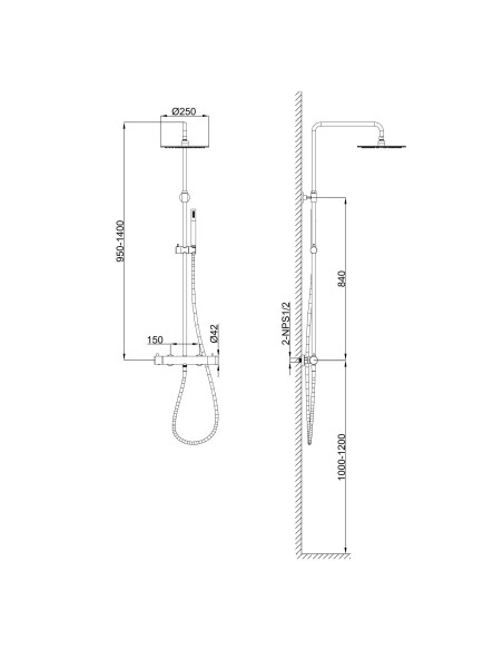 Doccia Termostatica Inox 316L Eleganza e Funzionalita
