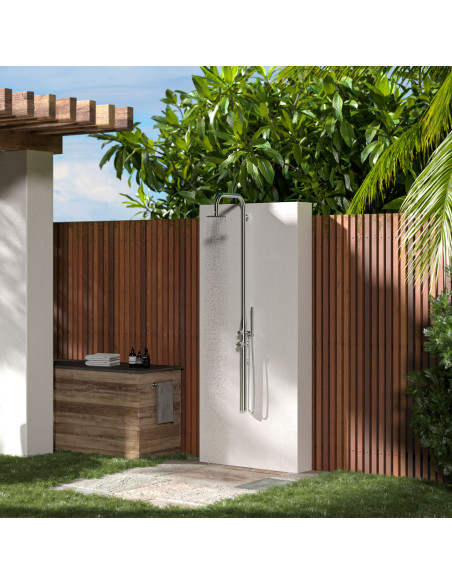 Doccia a Parete In Acciaio Inox 316l Design Elegante e Resistente