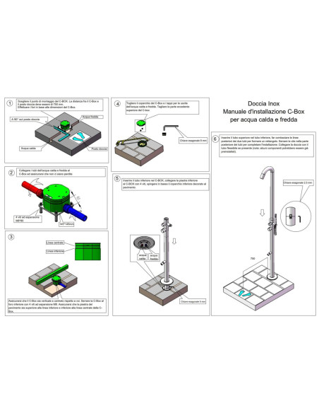 Doccia Esterna Sined Quartu Inox Eleganza e Qualita Per Il Tuo Giardino