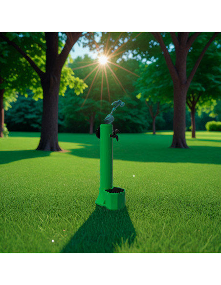 Fontana Tritone Pro Verde Eleganza e Funzionalita Per Il Tuo Giardino
