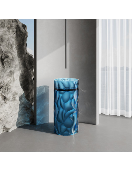 Lavandino Sined Zefiro Blu eleganza e qualita per il tuo bagno