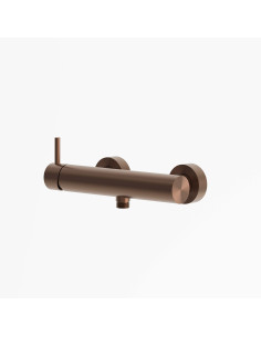 Miscelatore muro doccia Levante oro rosa eleganza e qualita