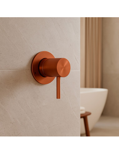 Miscelatore a muro Levante oro rosa eleganza e qualita