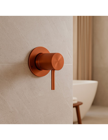Miscelatore a muro Levante oro rosa eleganza e qualita