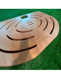 Pedana in legno Okume per doccia SINED: eleganza e resistenza 2