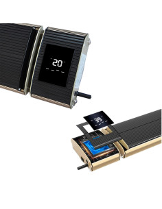 Riscaldatore Infrarossi Wi-Fi 2400W con App per Smartphone - Elegante, Economico e Facile da Usare 2