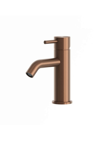 Rubinetto bagno Levante Basso Inox 316L PVD oro rosa