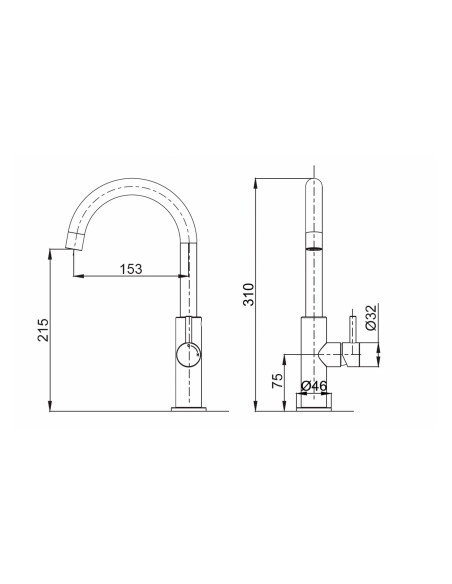 Rubinetto inox Levante basso: eleganza e funzionalità
