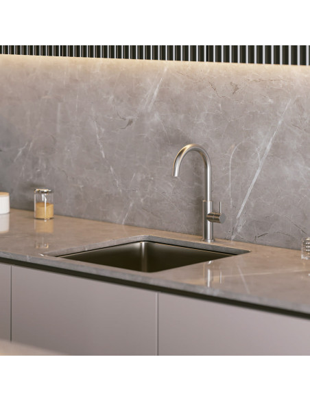 Rubinetto inox Levante basso: eleganza e funzionalità